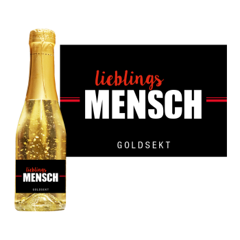 Goldsekt "Neon" Lieblingsmensch